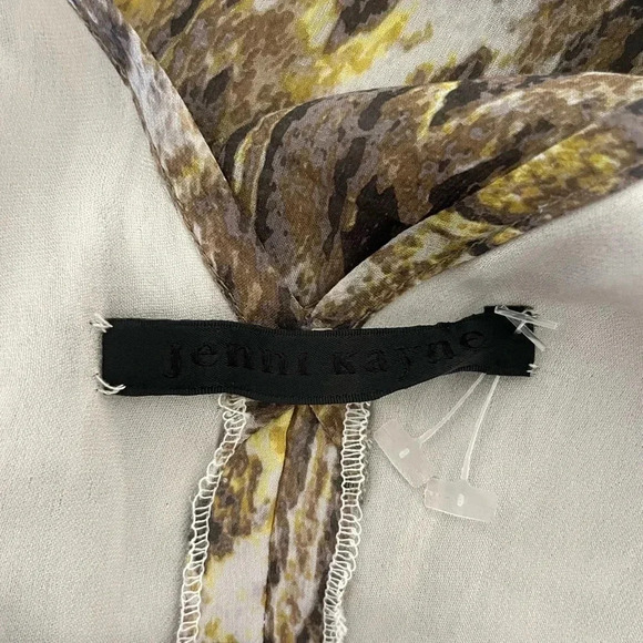 Rare Jenni Kanye silk snakeskin maxi dress - Picture 9 of 10